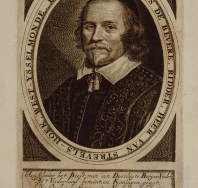 Gegraveerd portret van Cornelis Willemsz van Beveren.