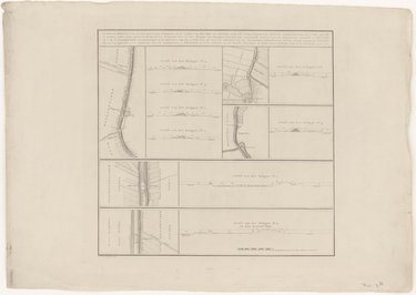 Plans en Profils van de Geprojecteerde Hulpgaten in de Landen van Heusden en Althena