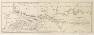 Rivier en Kanaal Kaart van de Linge en de Zederik