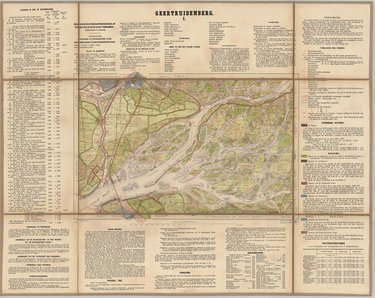 Waterstaatskaart van Nederland, blad Geertruidenberg