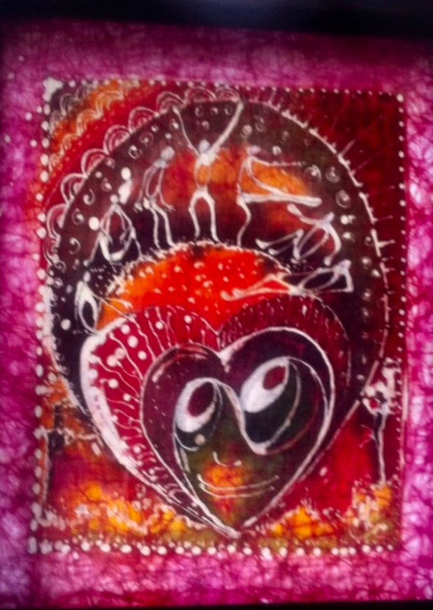 Batik van Nikki's vader