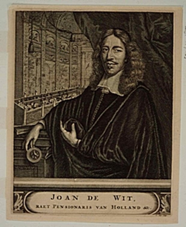 Portret van Johan de Witt