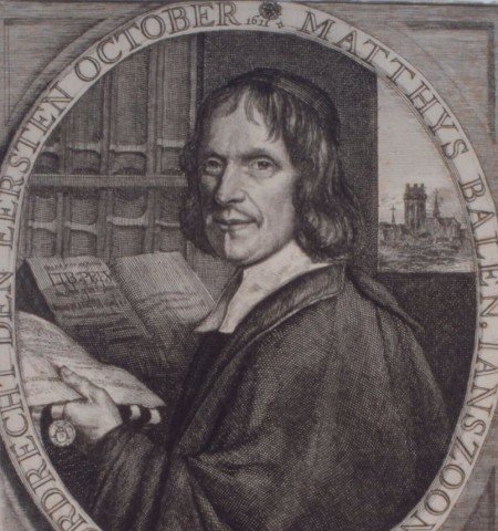 Portret van Matthijs Balen. Portret van Matthijs Balen.
