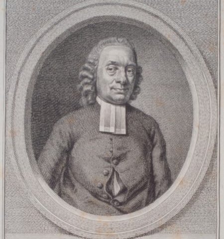 Portret van Ahasverus van den Berg.