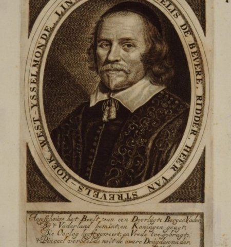 Gegraveerd portret van Cornelis Willemsz van Beveren.