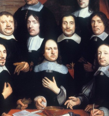 Schilderij van de familie Van Blijenburg te zien is.