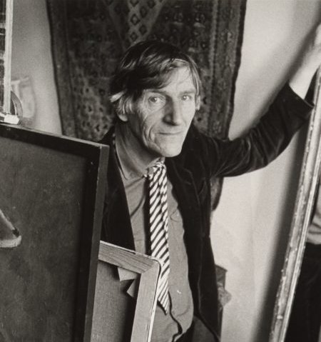 Lou Ten Bosch in 1984 in zijn atelier.