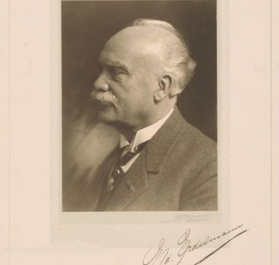 Portret van Eduard Johann Erdelmann.