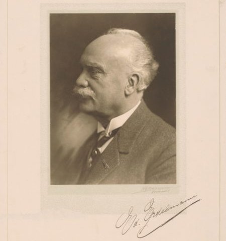 Portret van Eduard Johann Erdelmann.