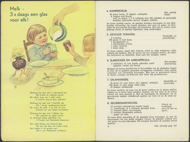 Van eigen land: recepten voor gezonde voedzame spijzen. Melk - 3x daags een glas voor elk Van eigen land: recepten voor gezonde voedzame spijzen. Melk - 3x daags een glas voor elk