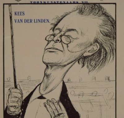 Karikatuur van Cornelis van der Linden