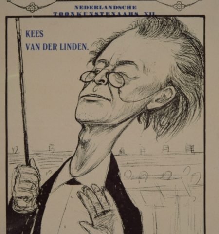 Karikatuur van Cornelis van der Linden