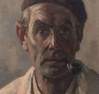Zelfportret met rode baret (1951)