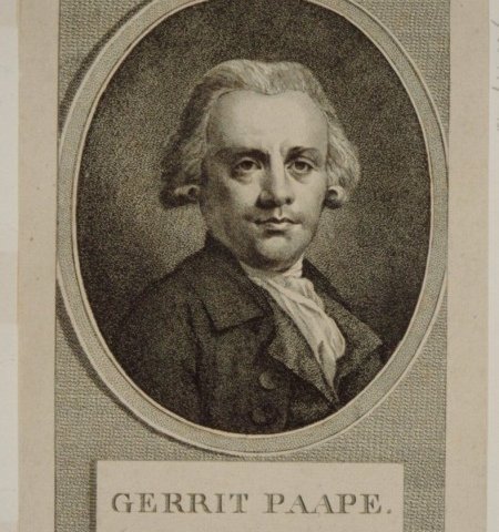 Portretgravure van Gerrit Paape