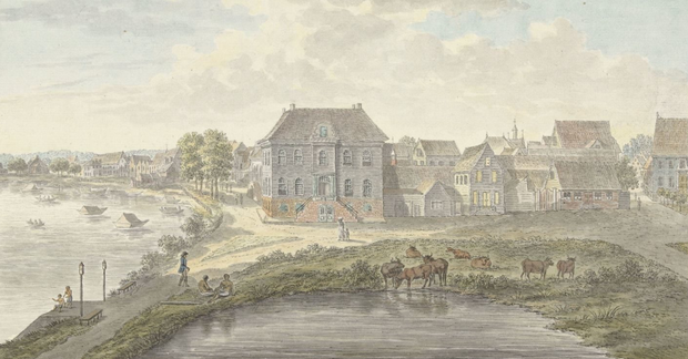 Gezicht op Paramaribo Gezicht op Paramaribo
