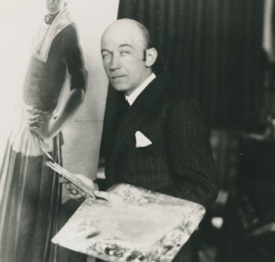 Anton Schotel in zijn atelier aan de Bomkade.