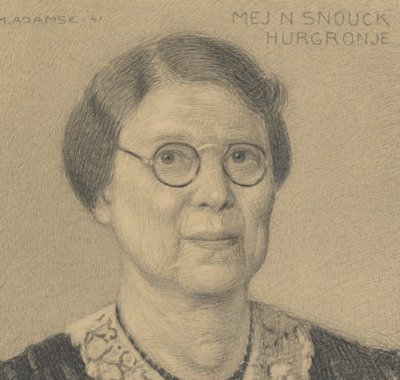 Portret van Nel Snouck Hurgronje