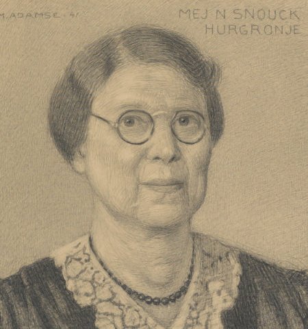 Portret van Nel Snouck Hurgronje