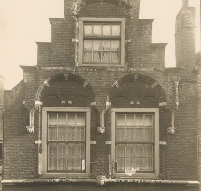Een foto van een mooie oude gevel in Dordrecht.