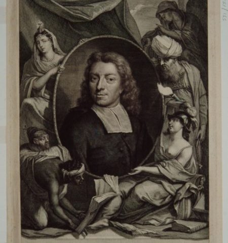 Portret van François Valentijn op 38-jarige leeftijd