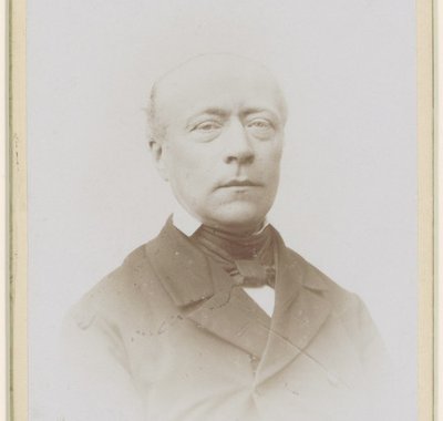 Karel le Grand - Portretfoto op kabinetformaat van Arie van de Weg - 1890