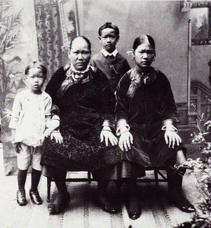 Chinese immigrantenfamilie in Suriname