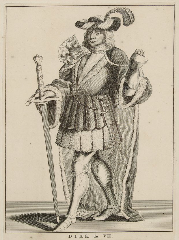 Portret van graaf Dirk VII