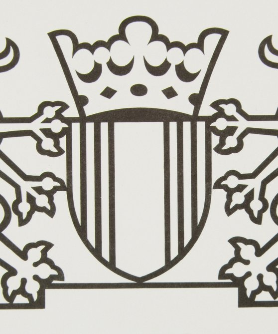 Het wapen van Dordrecht met twee griffioenen Het wapen van Dordrecht met twee griffioenen