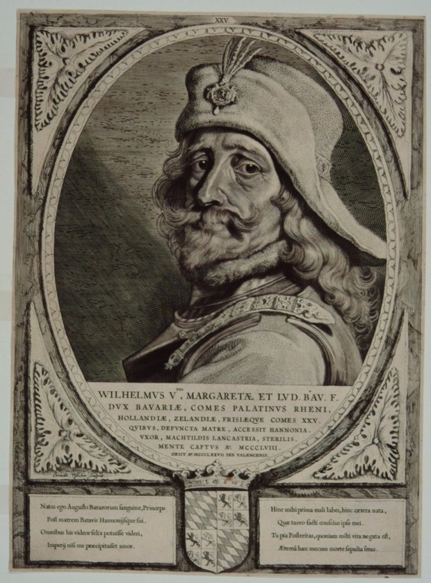 Gefantaseerd portret van graaf Willem V